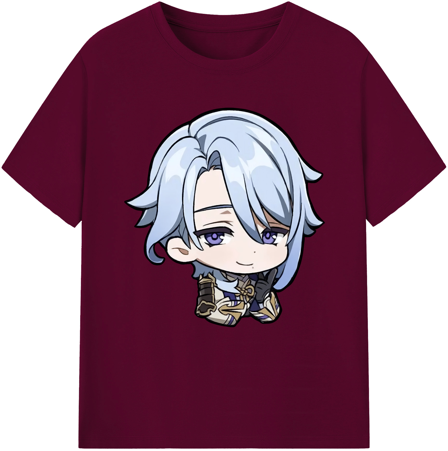 げんし神 神里綾人 かみさとあやと genshin Kamisato Ayato レディースカジュアルプリントTシャツ（綿100％）